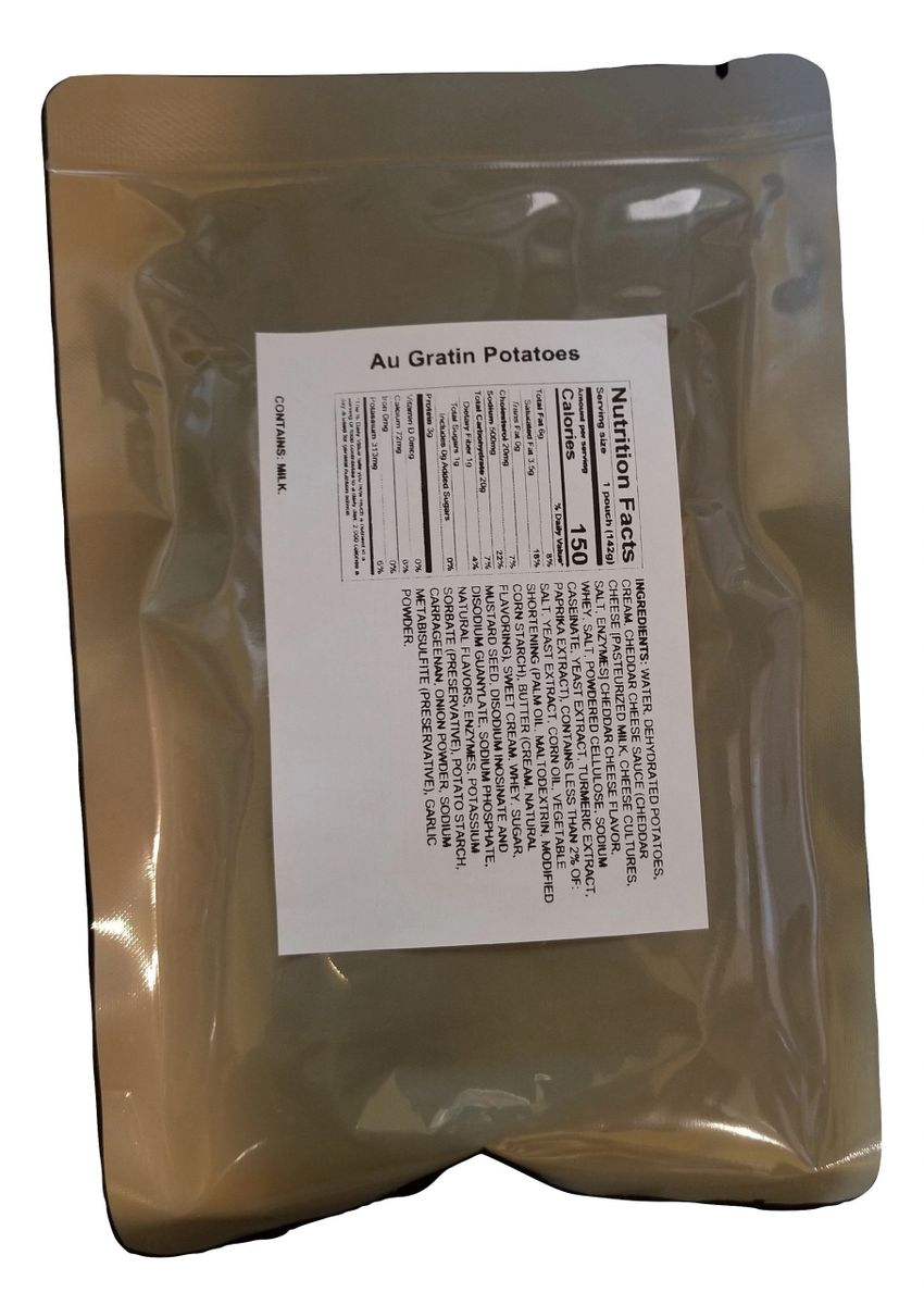 MRE 5 Oz Potatoes Au Gratin 1 Package